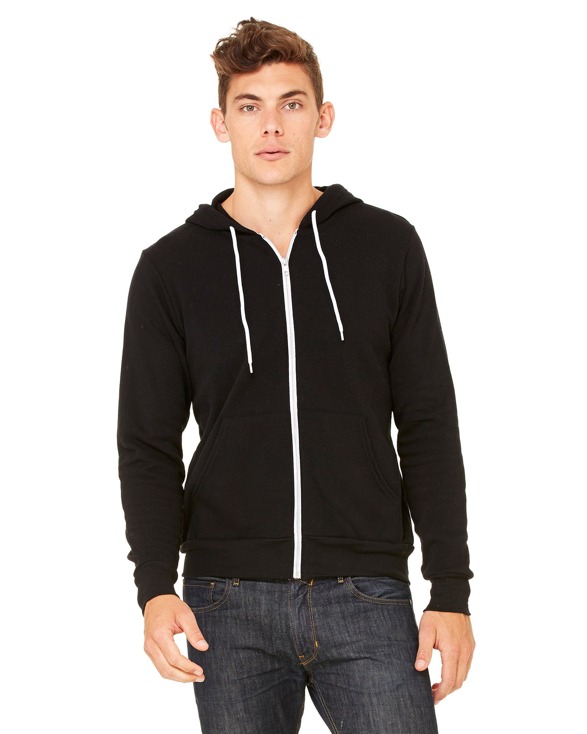 3739 – Bella + Canvas Fleece Full-Zip Hoodie