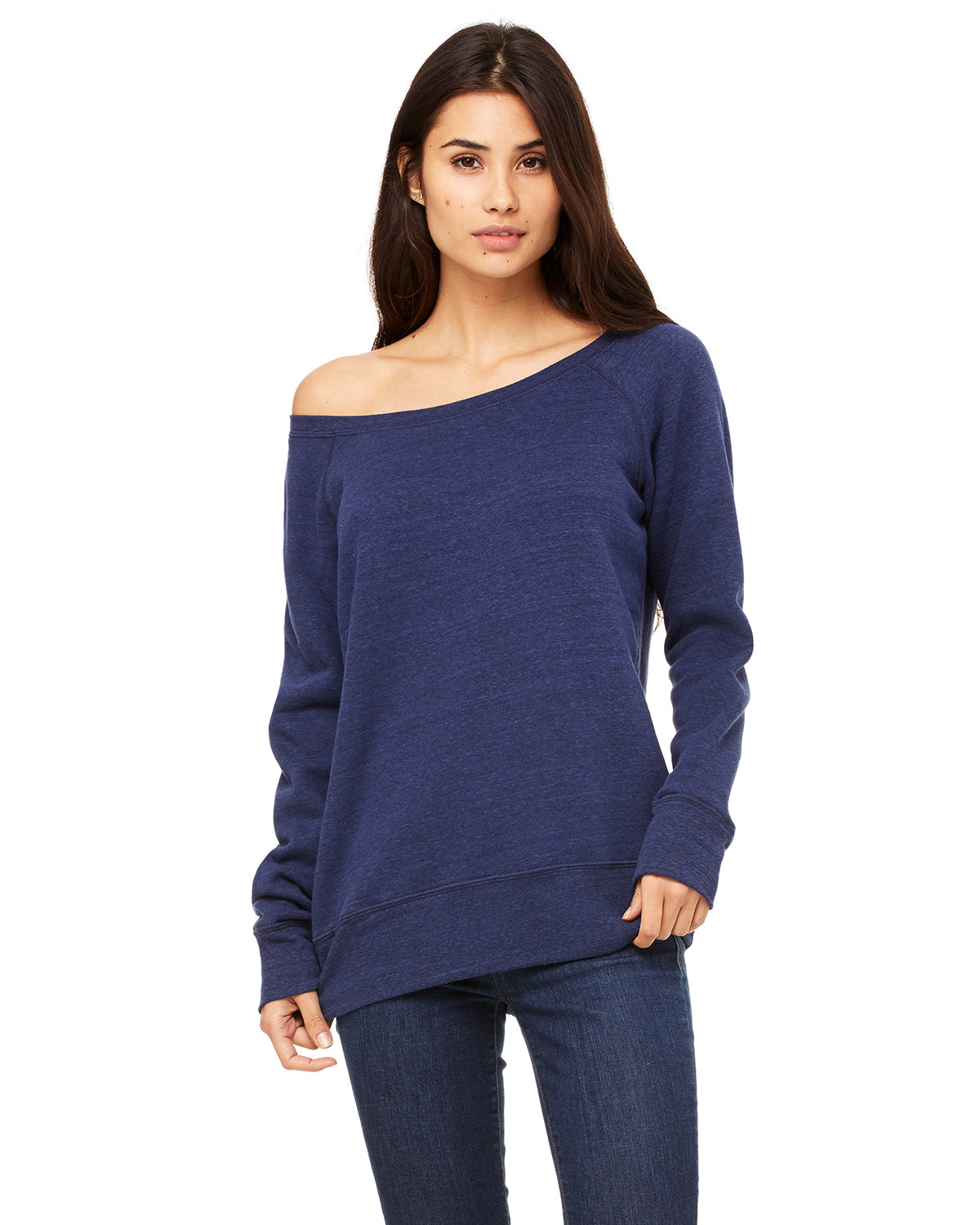 7501 – Bella + Canvas Wide Neck Sweatshirt