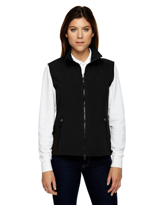 CE701W - Ash City – North End Ladies’ Three-Layer Soft Shell Vest