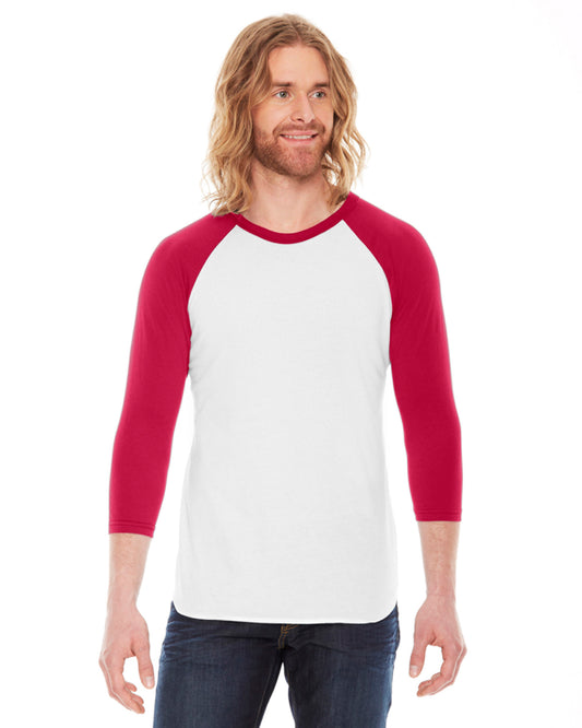 BB453 – American Apparel 3/4-Sleeve Raglan T-Shirt