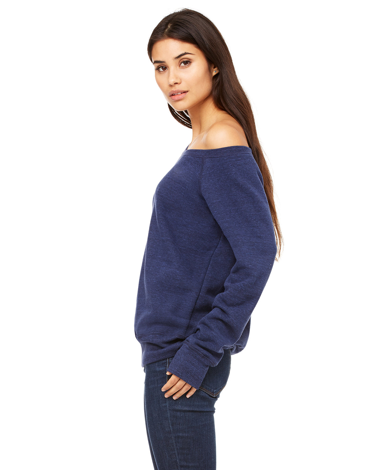 7501 – Bella + Canvas Wide Neck Sweatshirt