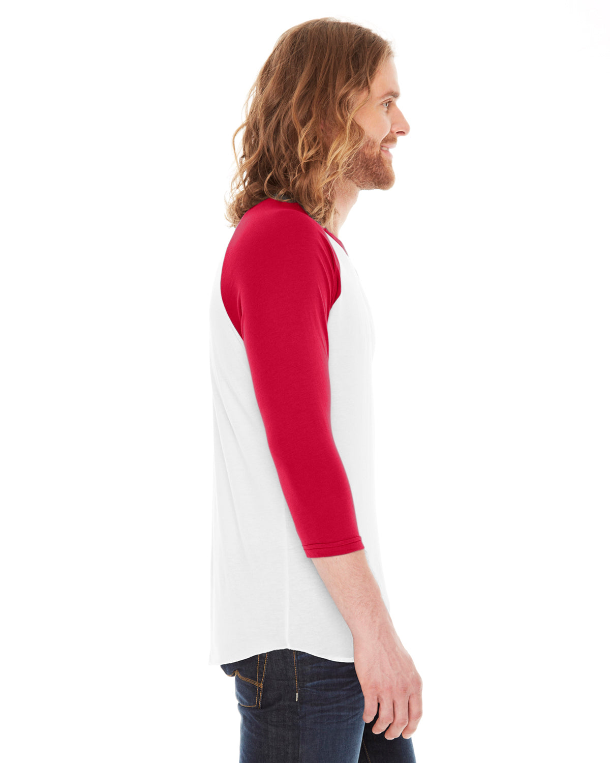 BB453 – American Apparel 3/4-Sleeve Raglan T-Shirt