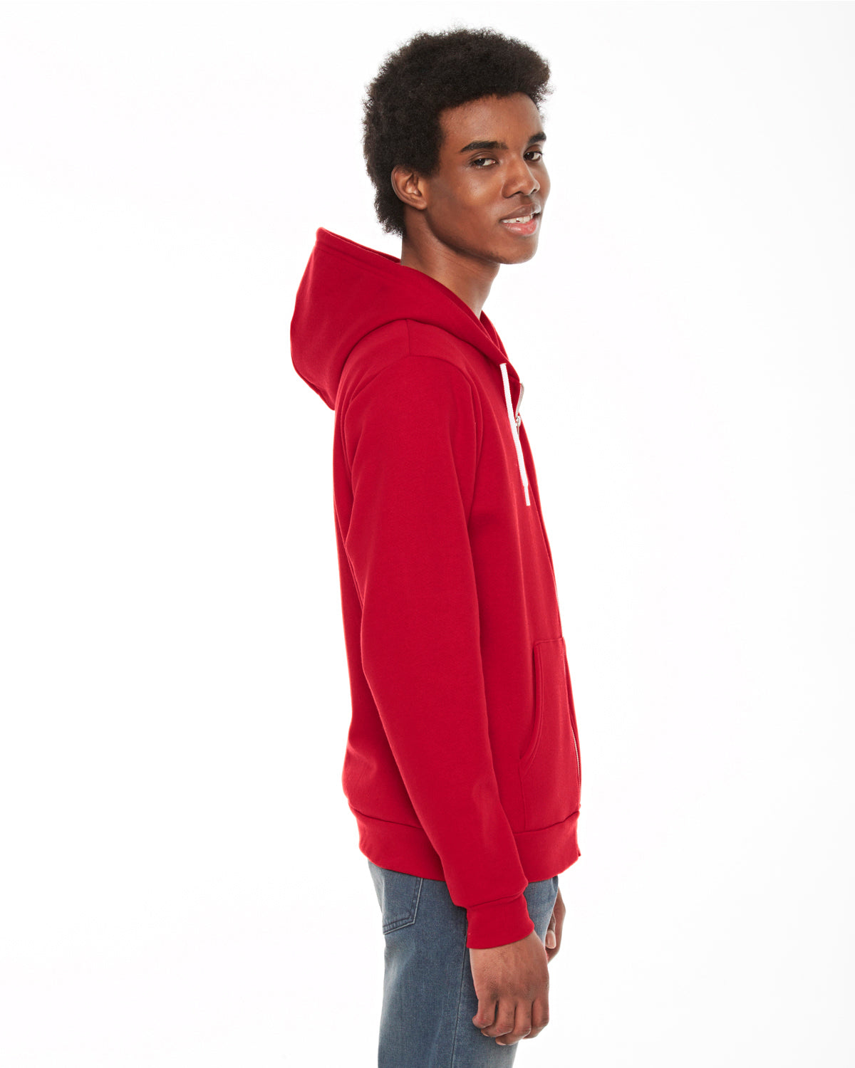 American apparel f497w unisex flex fleece zip hoodie best sale