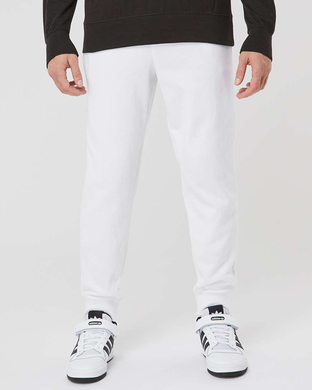 Premium Cuff-Bottom Tapered Sweatpants with Pockets